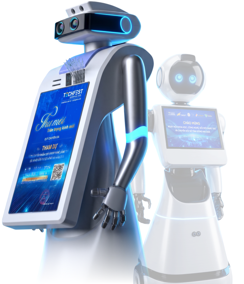 Robot AI Vecopin trong không gian công nghệ